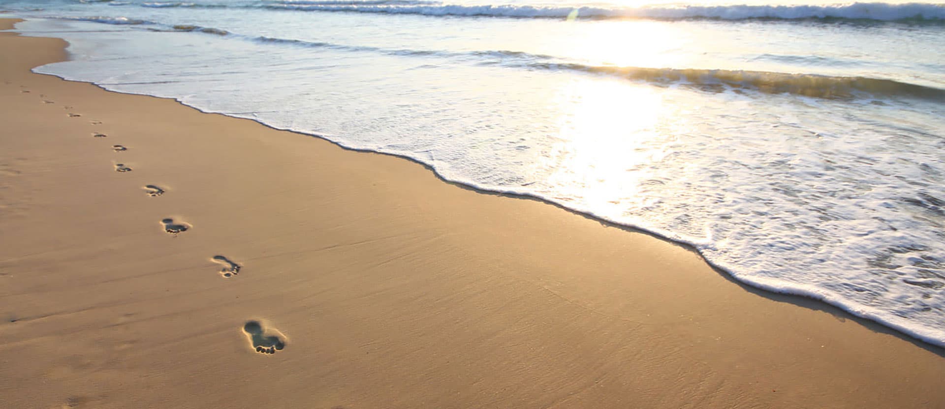 La playa de Valeria del Mar, a 70 metros del complejo